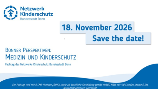 Safe the Date_Medizin und Kinderschutz