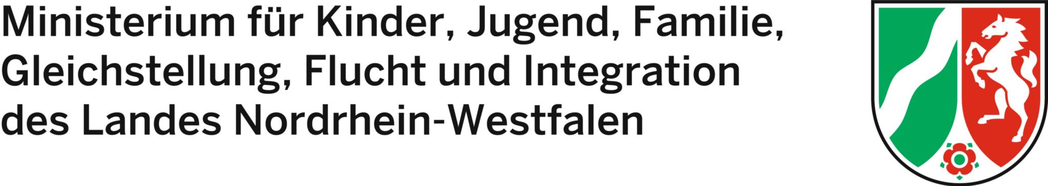 Logo Amt für Kinder, Jugend, Familie, Gleichstellung, Flucht und Integration des Landes NRW